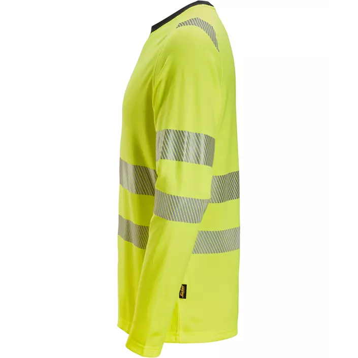 Snickers long-sleeved T-shirt 2431, Hi-Vis Yellow, large image number 3