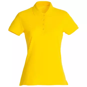 Clique women's polo shirt, Lemon Yellow