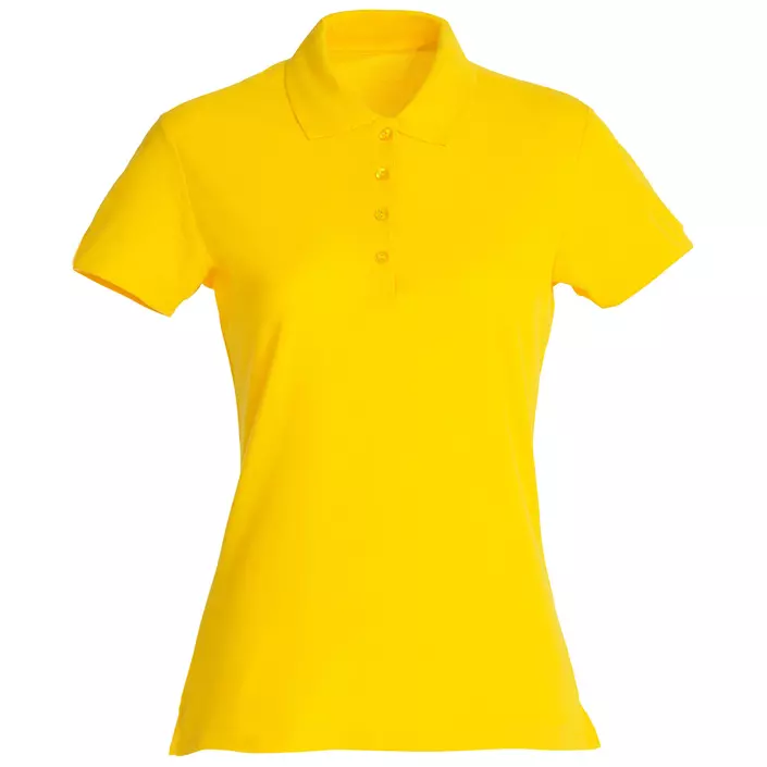 Clique women's polo shirt, Lemon Yellow, large image number 0