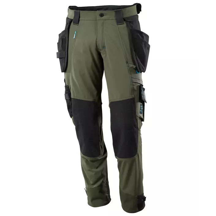 Mascot Advanced craftsman trousers Full stretch, Moss green, large image number 0