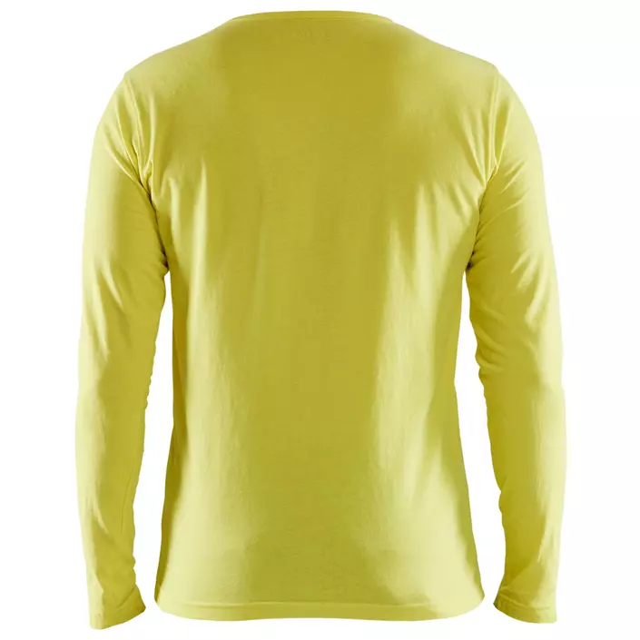 Blåkläder langærmet T-shirt, Hi-Vis Yellow, large image number 1