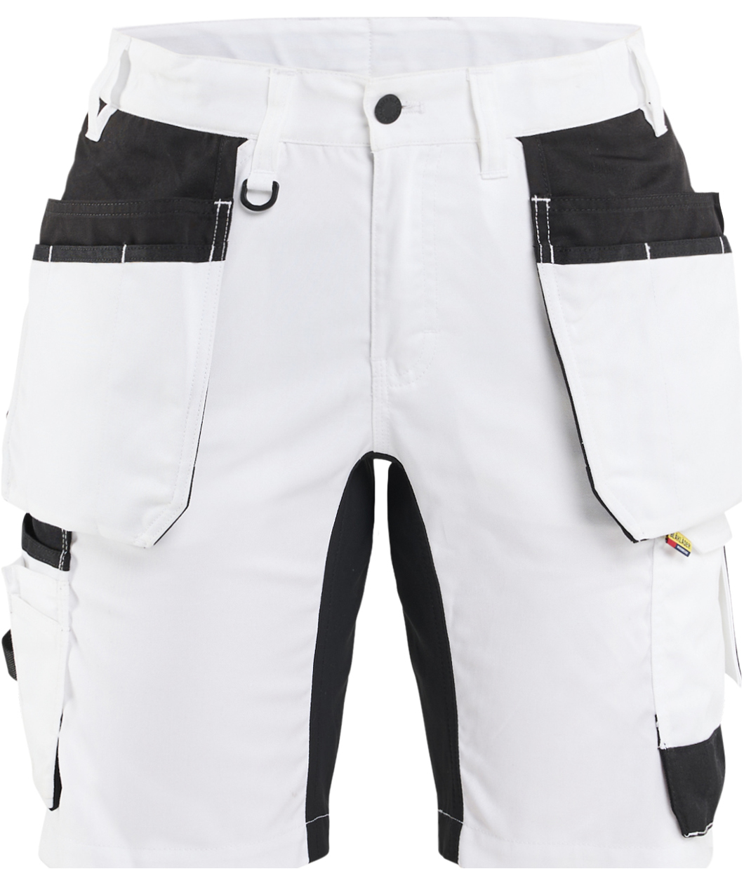 Bl&aring;kl&auml;der women's craftsman shorts, White/Black