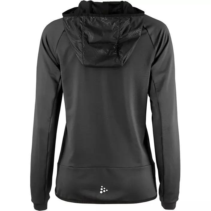 Craft Extend dame hættetrøje med lynlås, Asphalt, large image number 2