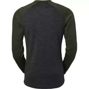 Matterhorn Haley sweater with merino wool, Black/Green