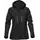 Stormtech Patrol women's softshell jacket, Black/Granite, Black/Granite, swatch