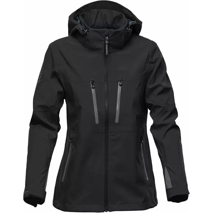 Stormtech Patrol Damen Softshelljacke, Schwarz/Granit, large image number 0