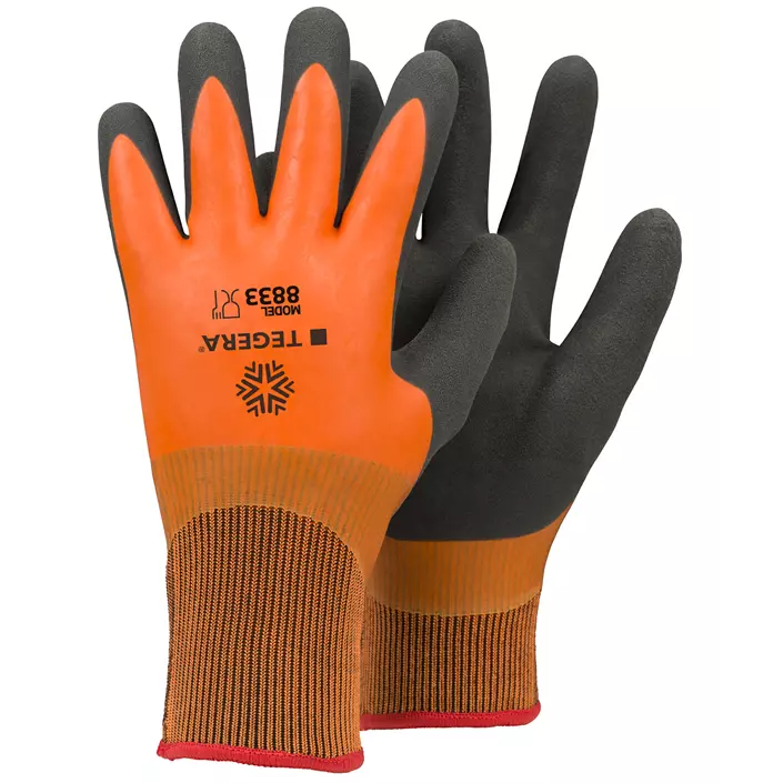 Tegera 8833 winter work gloves, Black/Orange, large image number 0