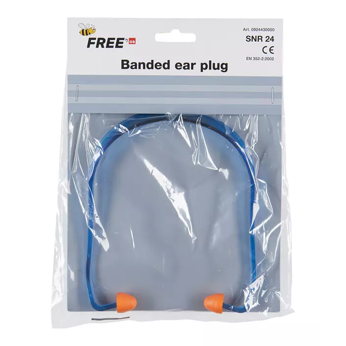 OS Beefree banded earplugs, Blue, Blue, large image number 1