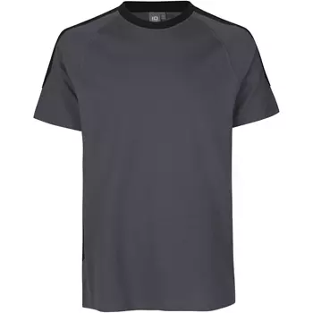 ID Pro Wear kontrast T-shirt, Silver Grey