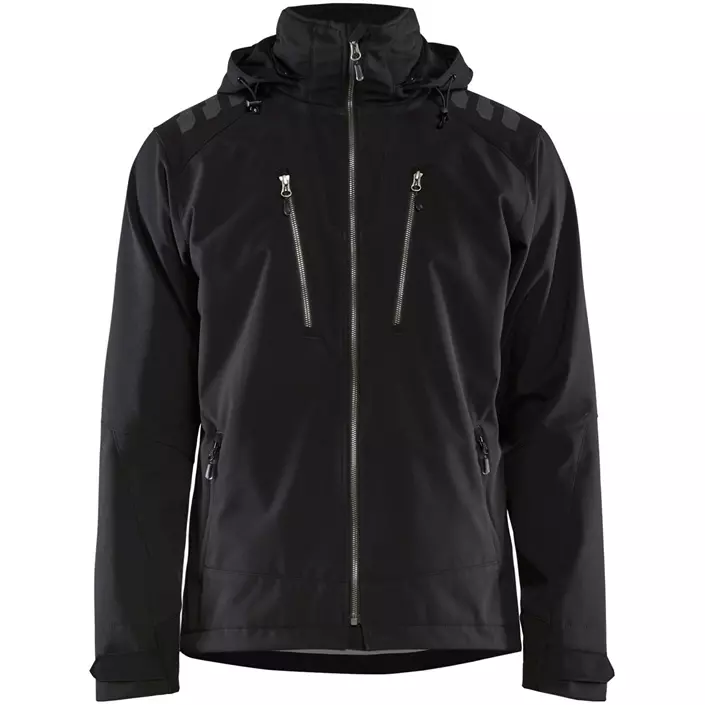 Blåkläder softshell jacket, Black, large image number 0