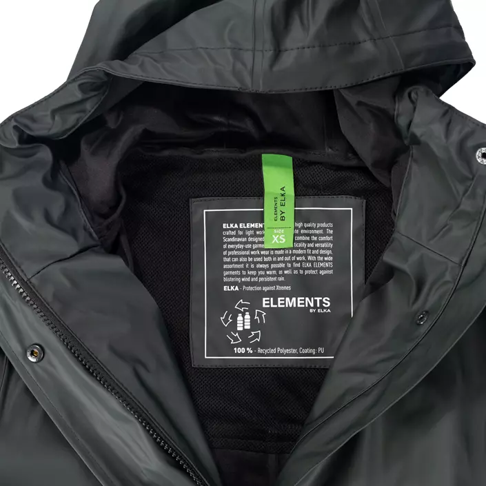 ELKA Recycled PU regnrock dam, Mörk salamander, large image number 4