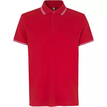 ID Stretch pikétröja med kontrast