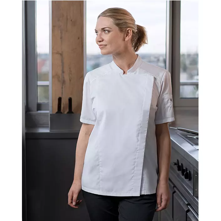 Karlowsky Modern-Look short sleeved chefs jacket, White, large image number 1