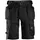 Snickers AllroundWork craftsman shorts 6151, Black, Black, swatch