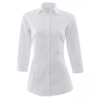 Kümmel Frankfurt classic poplin dameskjorte med 3/4 ermer, Hvit