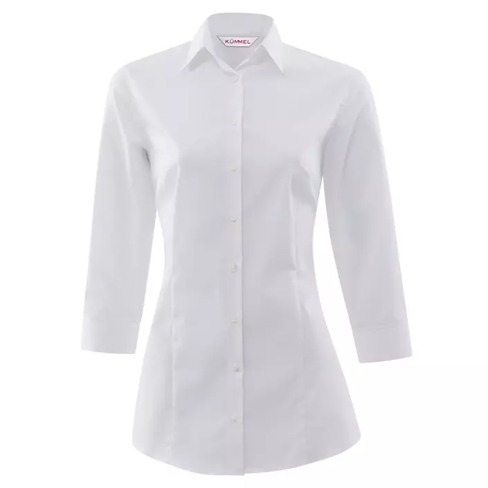 Kümmel Frankfurt classic poplin dameskjorte med 3/4 ermer, Hvit, large image number 0