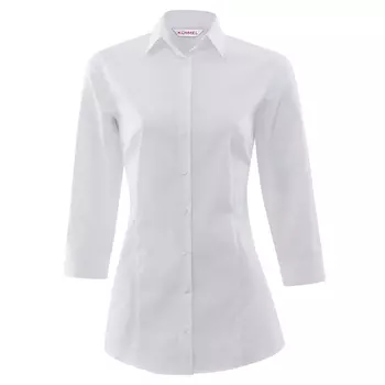 Kümmel Frankfurt classic poplin dameskjorte med 3/4 ermer, Hvit