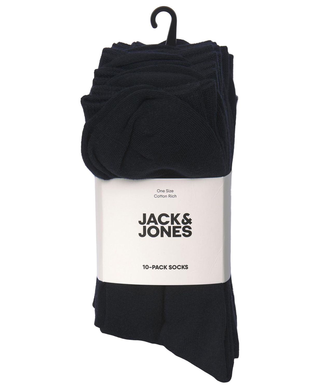 Jack & Jones JACJENS 10-pack socks, Black, Black, large image number 2