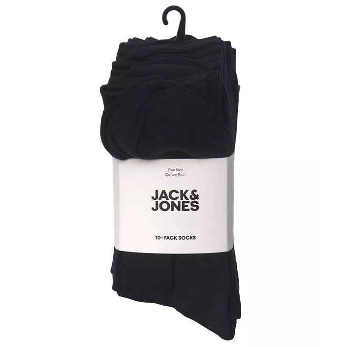 Jack & Jones JACJENS 10-pack socks, Black, Black, large image number 2