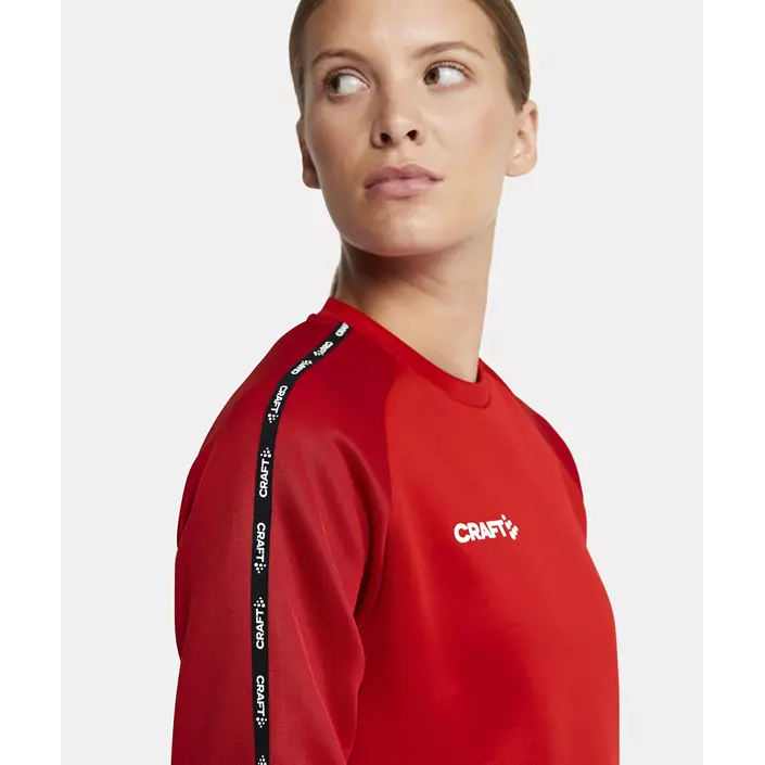 Craft Squad 2.0 women's training pullover, Bright Red-Express, large image number 3