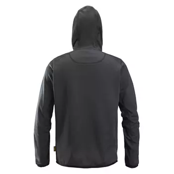 Snickers AllroundWork fleece hoodie 8058, Steel Grey
