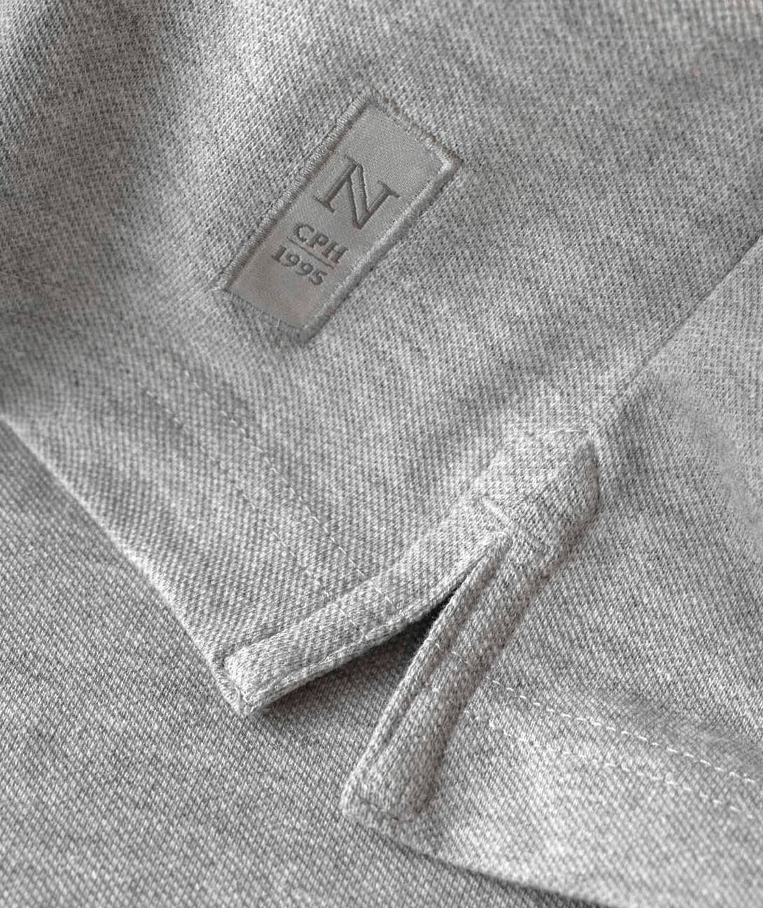 Nimbus Harvard Polo T-shirt, Grey melange, Grey melange, large image number 3