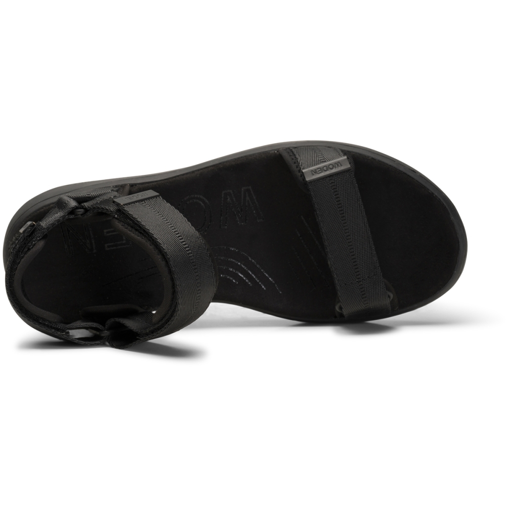 Woden Line Damen Sandalen, Black/Black, large image number 2