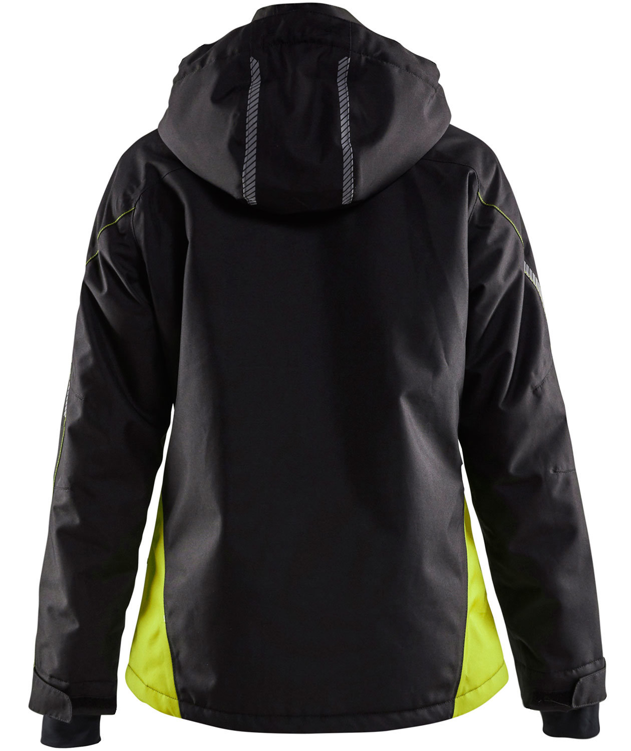 Bl&aring;kl&auml;der Unite letforet dame vinterjakke, Sort/Gul, large image number 1