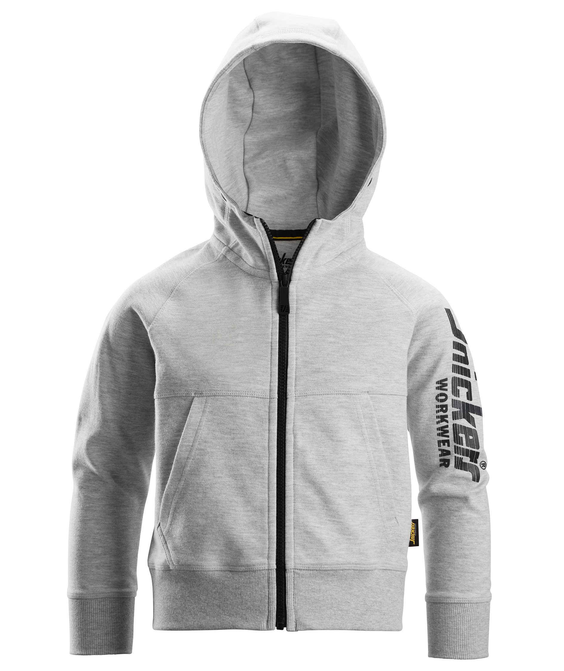 Snickers hoodie 7512 for kids Light grey mottled