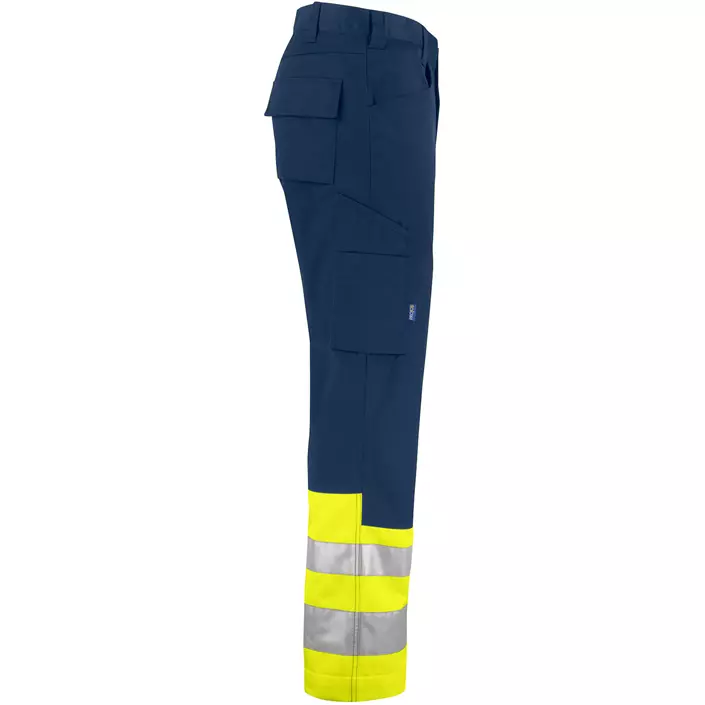 ProJob service trousers 6533, Hi-Vis Yellow/Navy, large image number 2