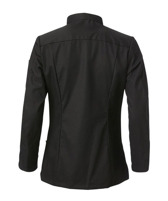 Hejco Hedvig 3/4 sleeved women's chefs jacket, Black