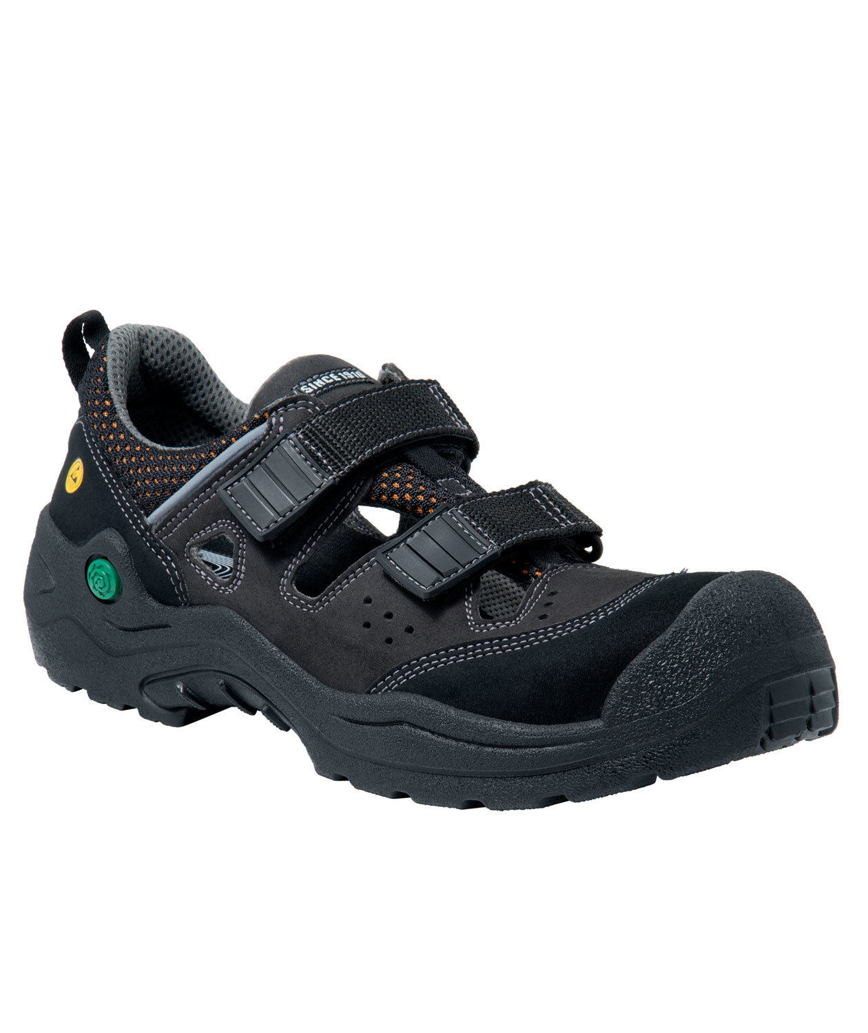 Jalas 6418 Bio skyddssandaler S1P, Svart, large image number 2