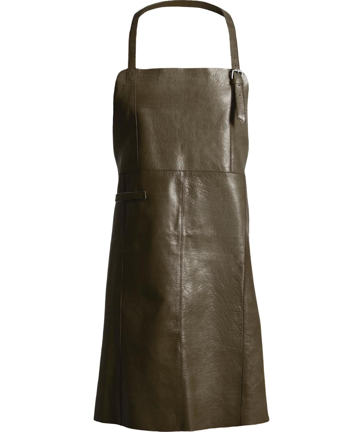 MUUD East leather welding apron, Hempsand
