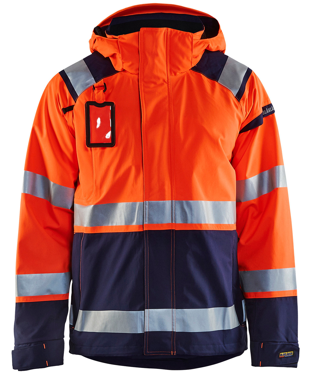Bl&aring;kl&auml;der shell jacket, Hi-vis Orange/Marine, large image number 0