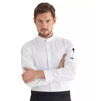 Kentaur modern fit kokkeskjorte/serveringsskjorte, Hvit