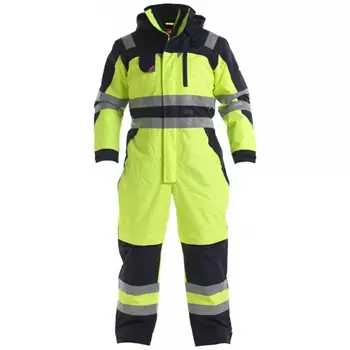 Engel thermo coverall, Hi-vis Yellow/Marine