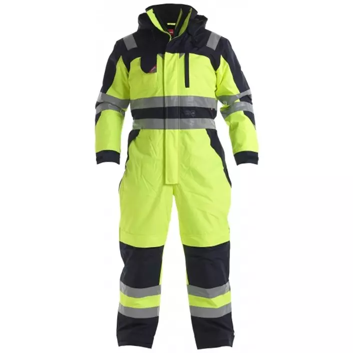 Engel thermo coverall, Hi-vis Yellow/Marine, large image number 0