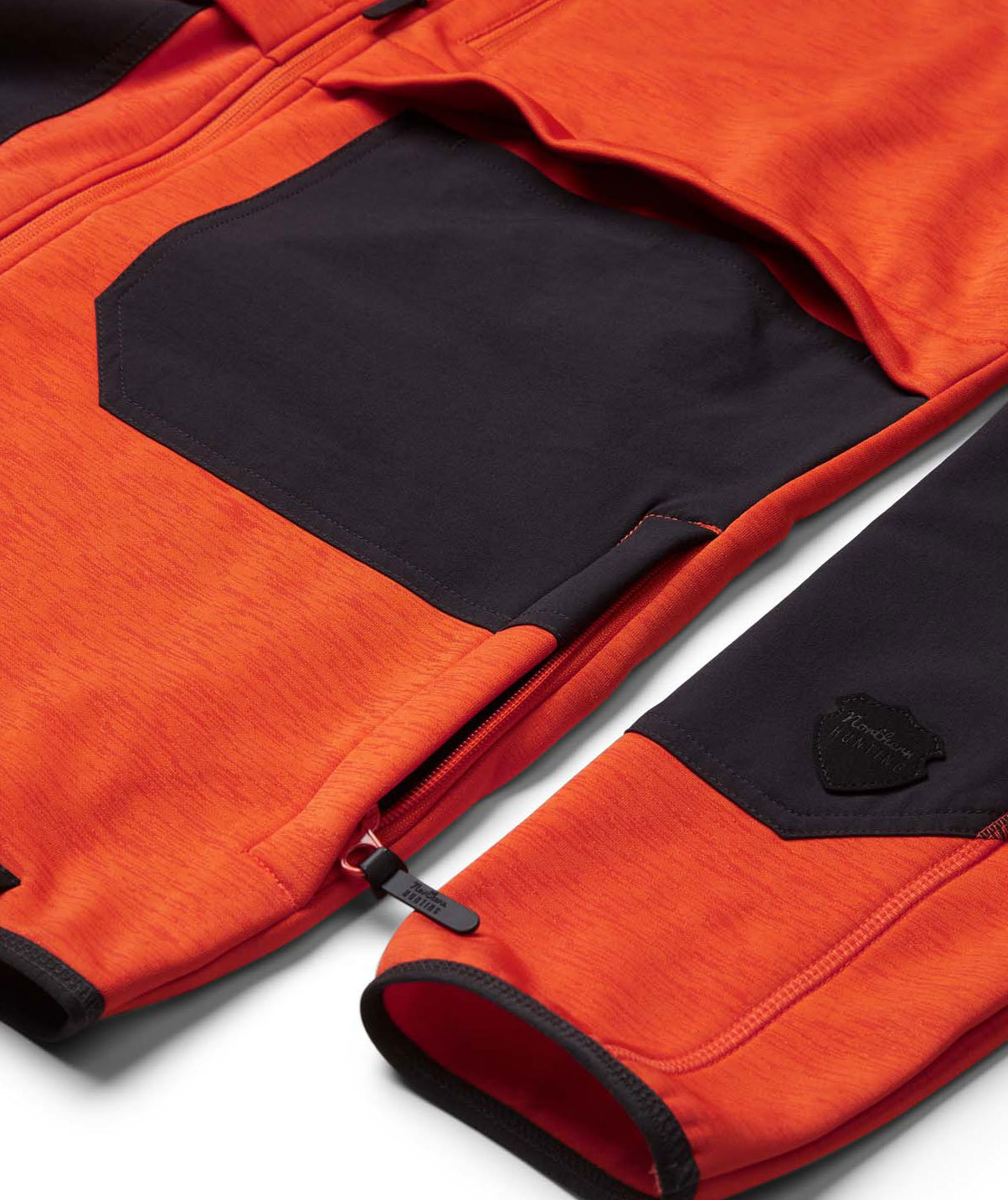 Northern Hunting Bur fleece sweater, Orange, large image number 4