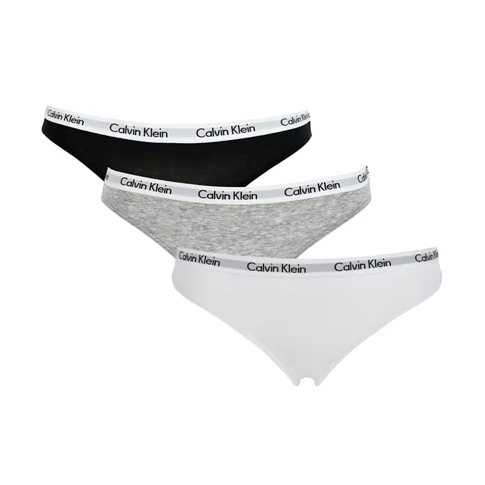 Calvin Klein Bikine Brief trusser 3-pak, Hvid/grå/sort, large image number 0
