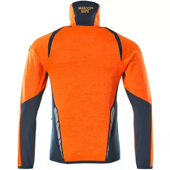 Mascot Accelerate Safe fleece sweater, Hi-Vis Orange/Dark Marine