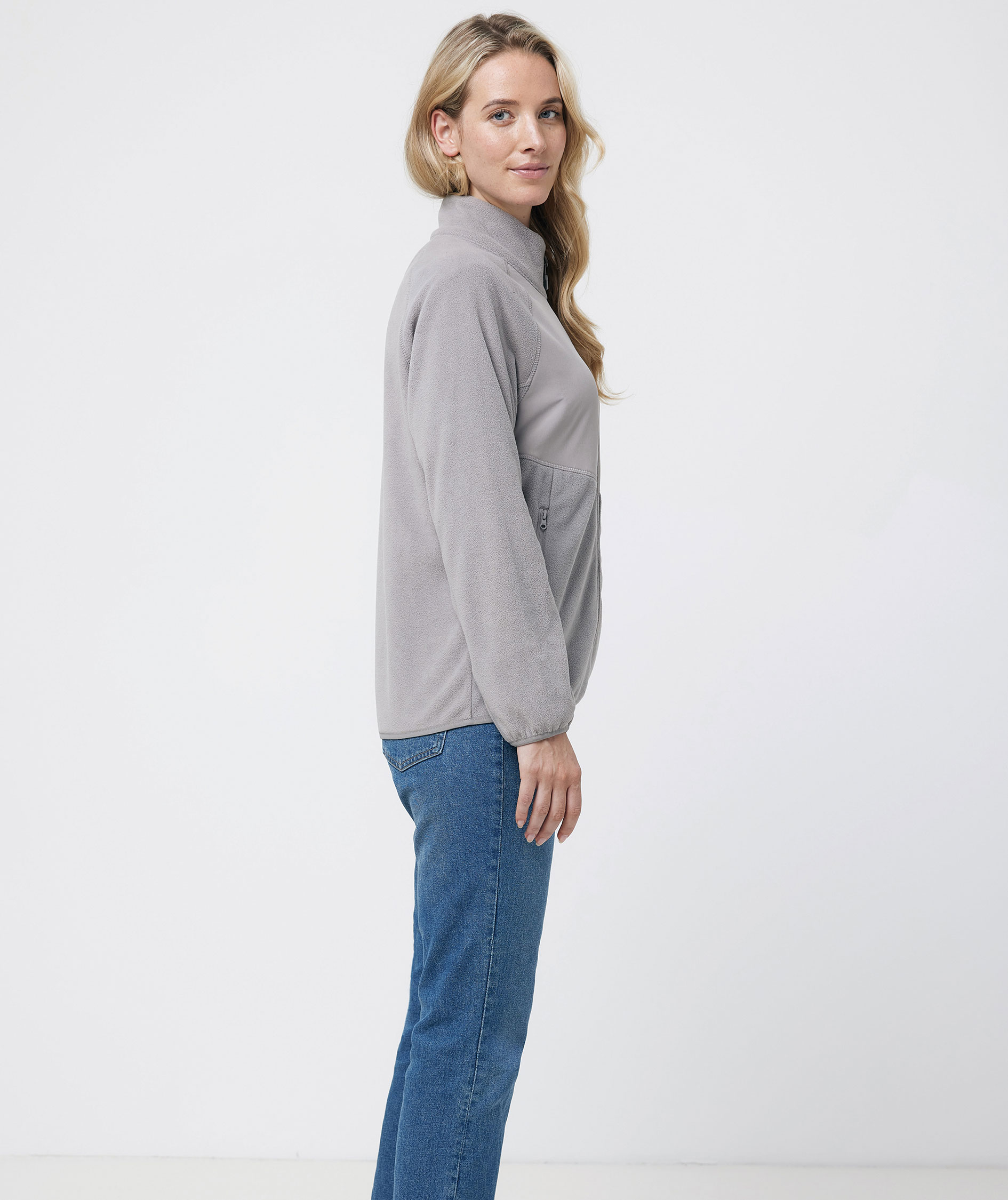 Iqoniq Talung fleecetr&oslash;je, Storm Grey, large image number 4