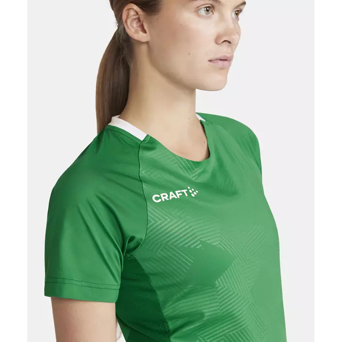 Craft Premier Solid Jersey dame T-shirt, Team green, large image number 3