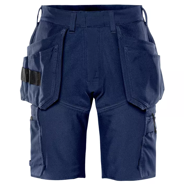 Fristads craftsman shorts 2598 LWS full stretch, Marine Blue, large image number 0