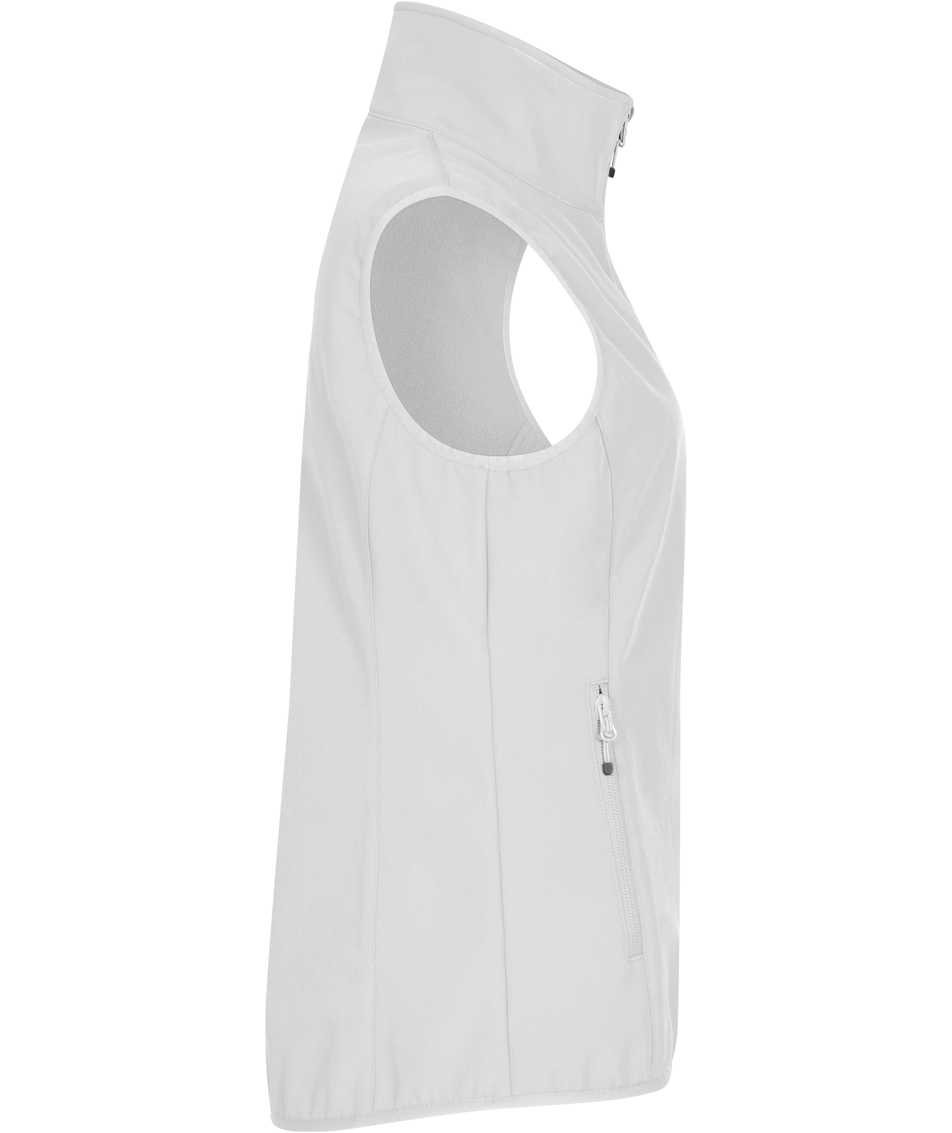 Clique Classic women's softshell vest, White, large image number 2