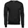 Tee Jays Crew Neck sweatshirt med merinoull, Svart, Svart, swatch