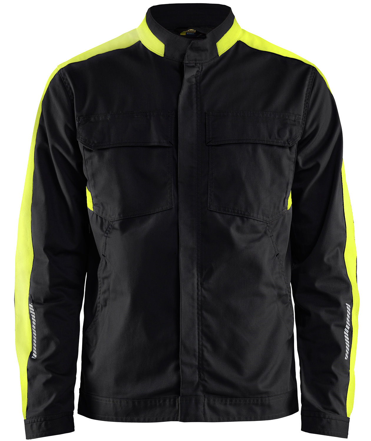 Bl&aring;kl&auml;der arbetsjacka, Svart/Varselgul, Svart/Varselgul, swatch