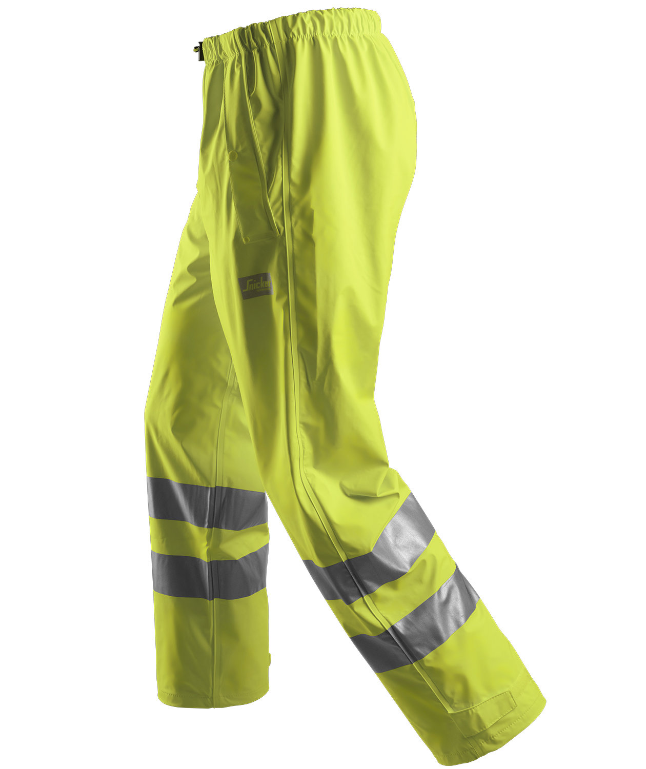 Snickers PU  rain trousers, Yellow, large image number 2
