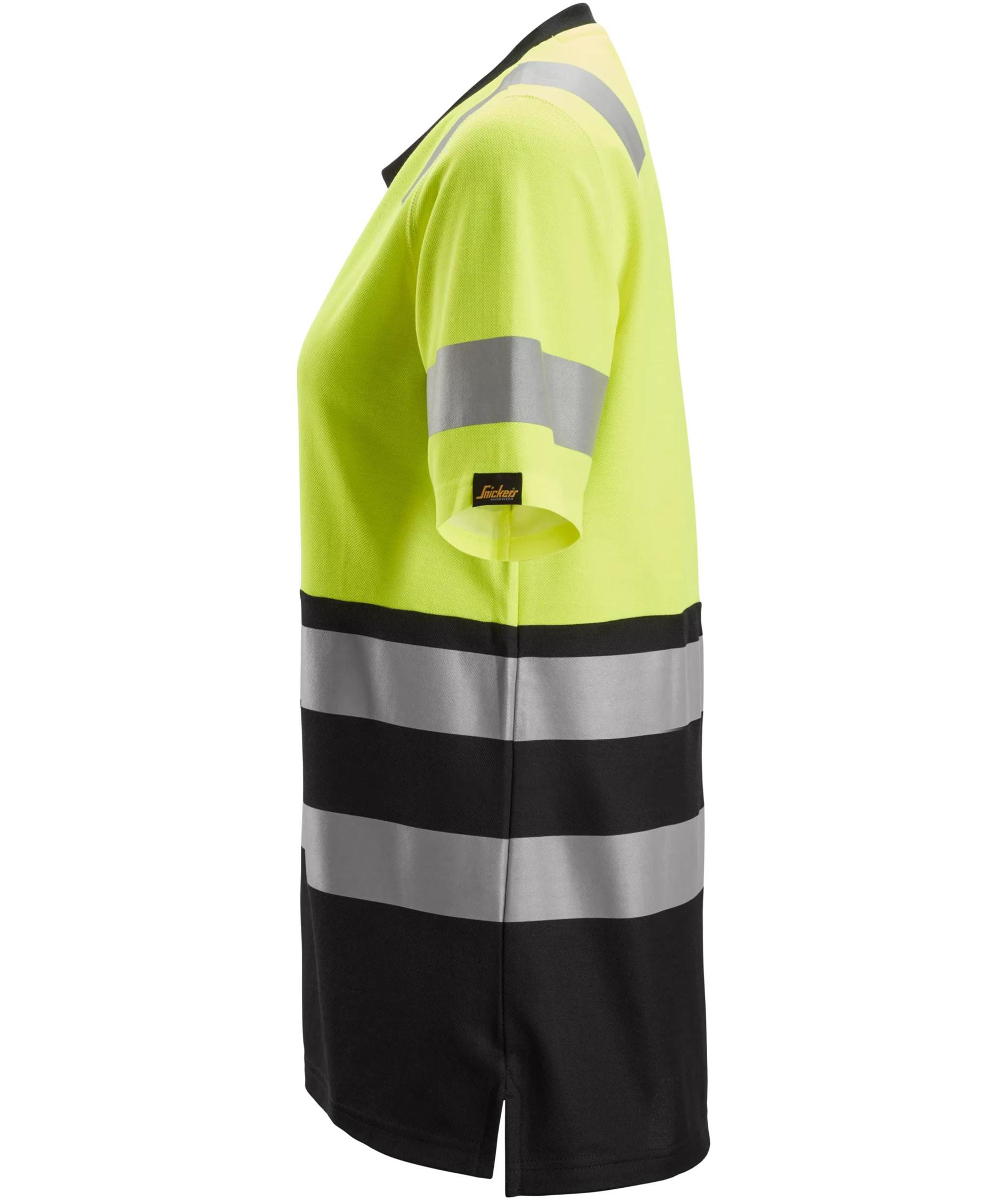 Snickers women's T-shirt 2573, Hi-vis Yellow/Black, large image number 4
