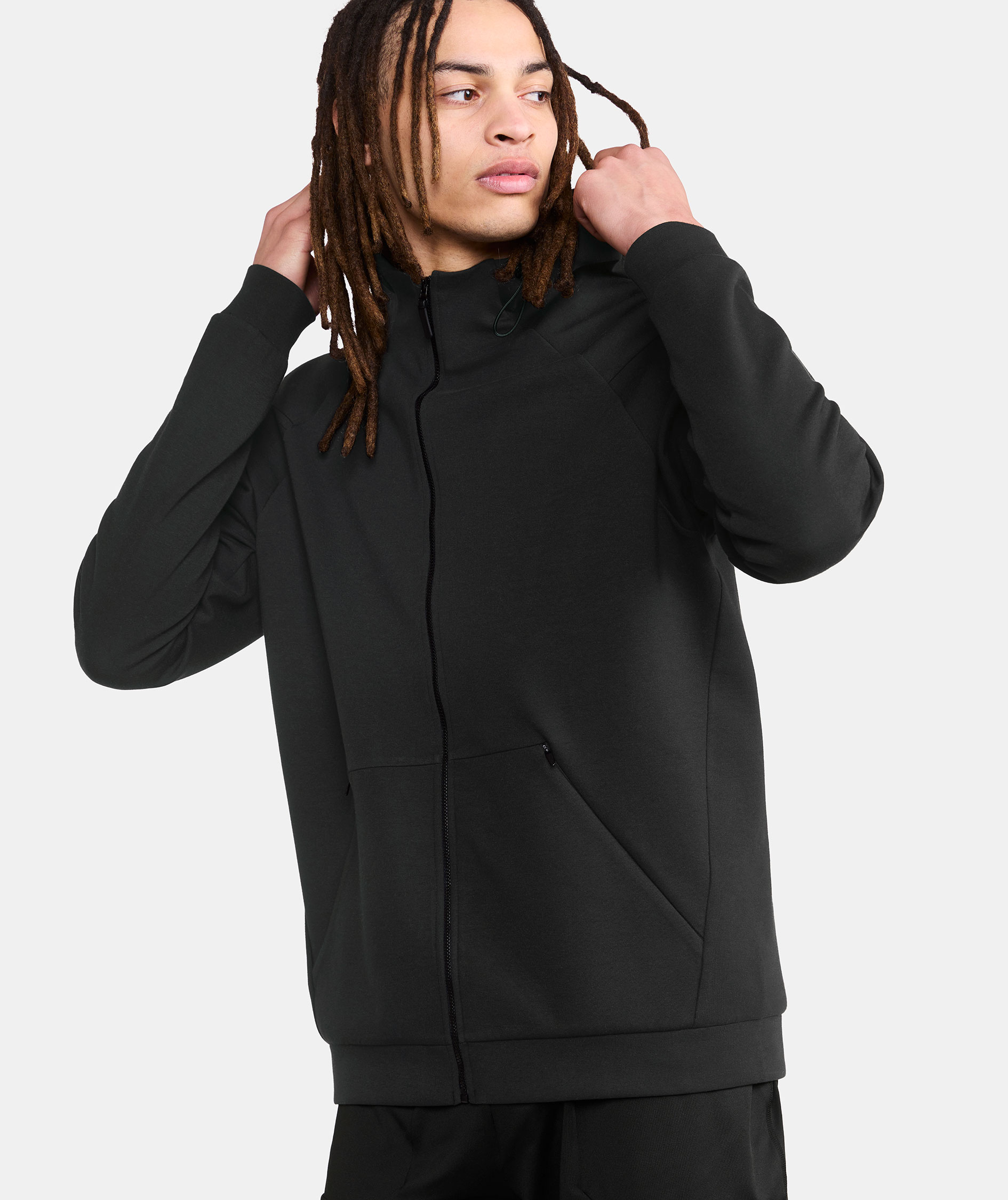 Craft ADV Join hoodie med dragkedja, Black, large image number 3