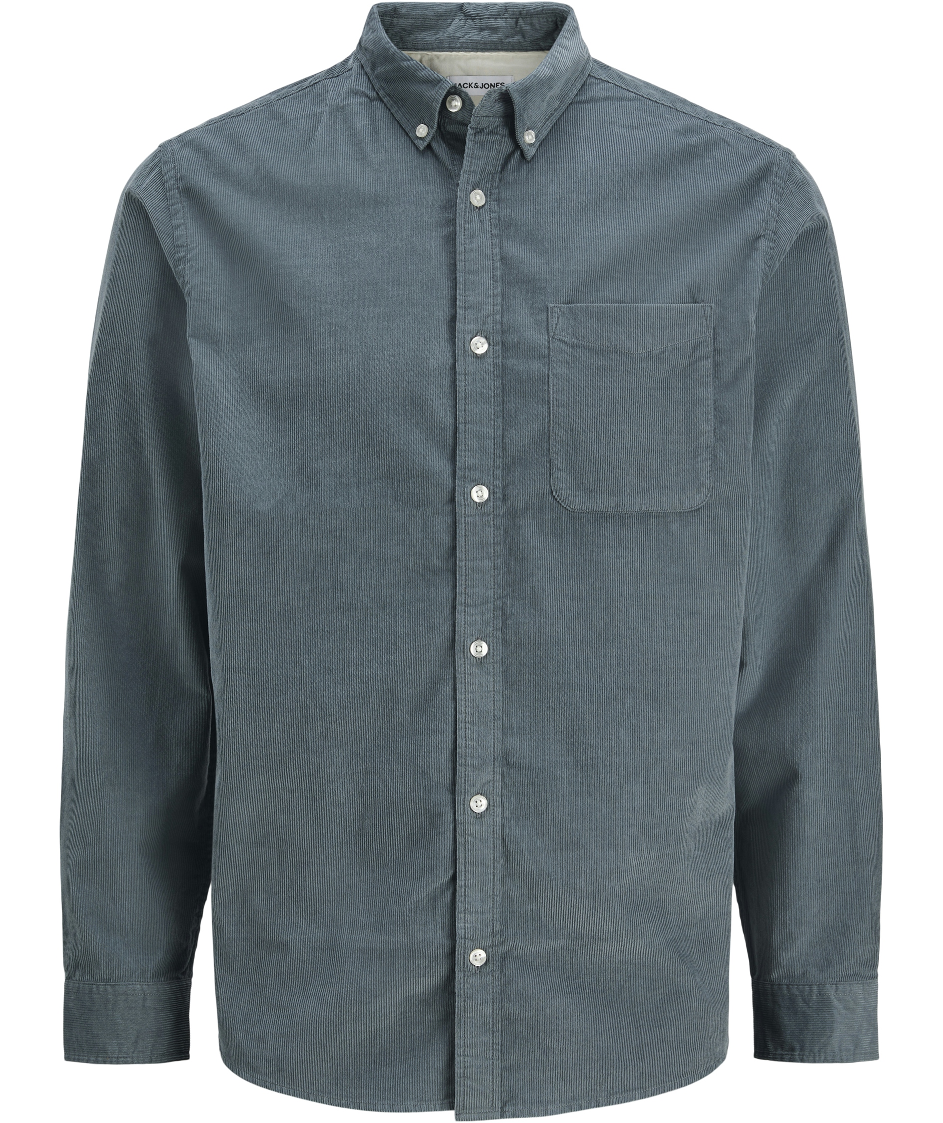 Jack & Jones JJECLASSIC Corduroy shirt, Stormy Weather, Stormy Weather, swatch